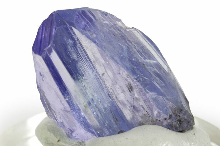 Brilliant Blue-Violet Tanzanite Crystal -Merelani Hills, Tanzania #379081
